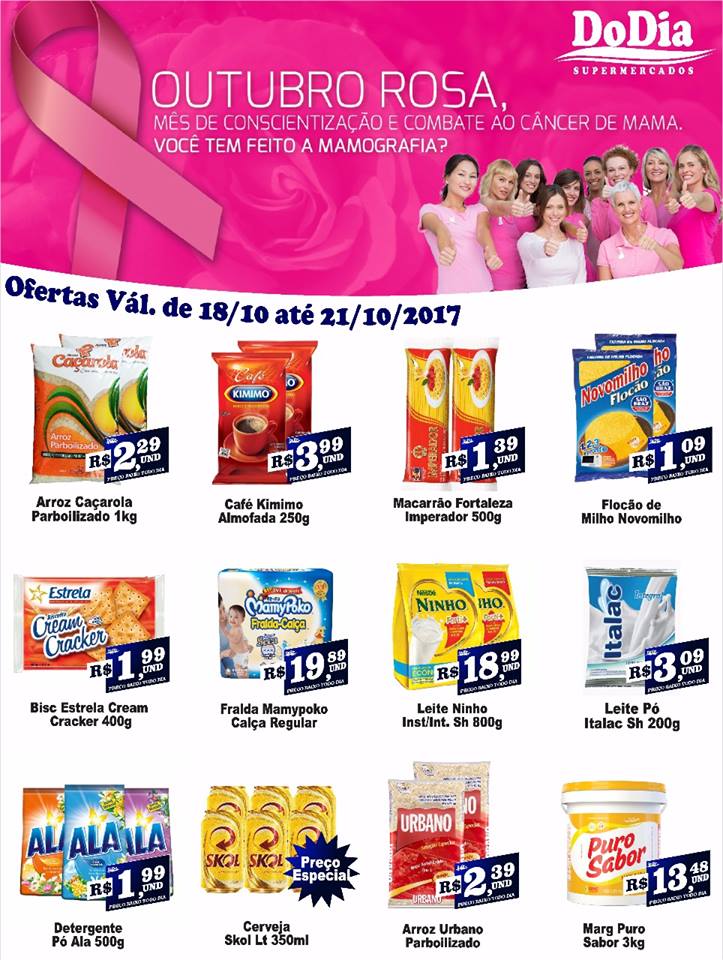 Outubro de ofertas no Dochovat Supermercado